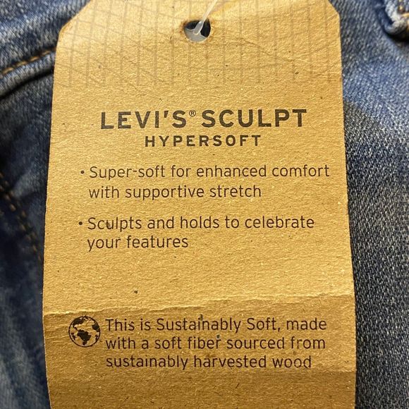 NWT Levi's Classic Bootcut Mid Rise Jeans Blue Denim Med Wash Plus Size 24W - Picture 14 of 16